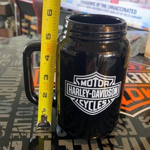 Tall Harley Davidson coffee mug